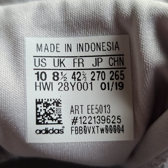 Brand new Adidas Womens size 10 light gray - Picture 6 of 7